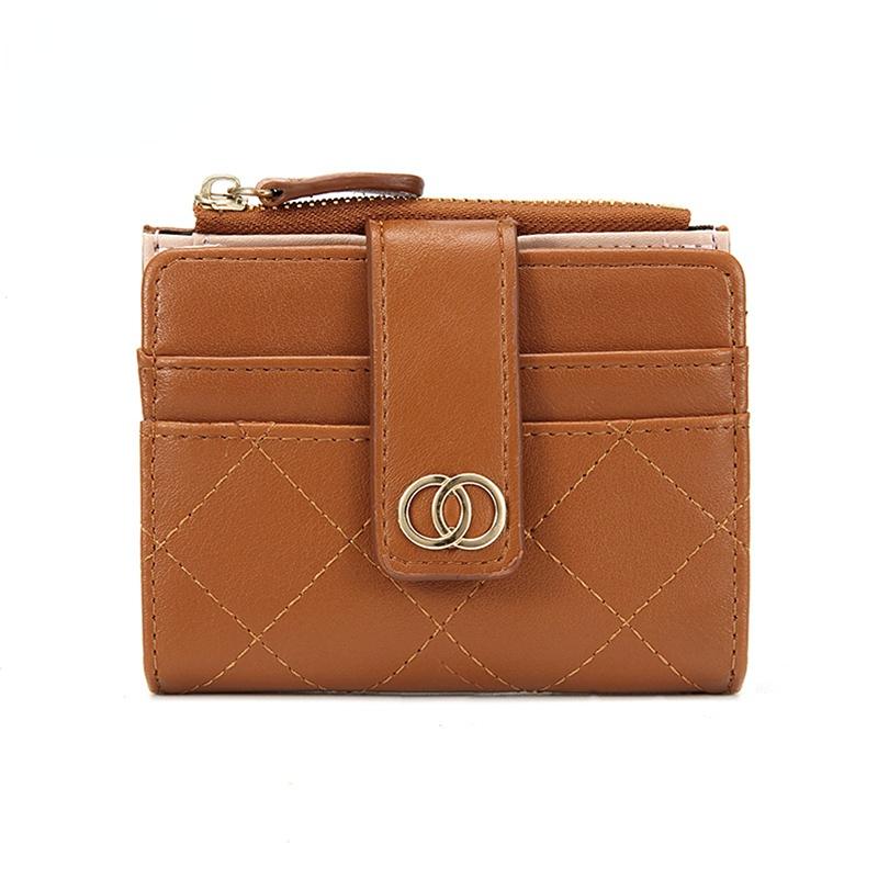 Women Wallets PU Leather Female Purse Mini Multi-Cards Holder Coin Short Wallets Slim Small Wallet Zipper