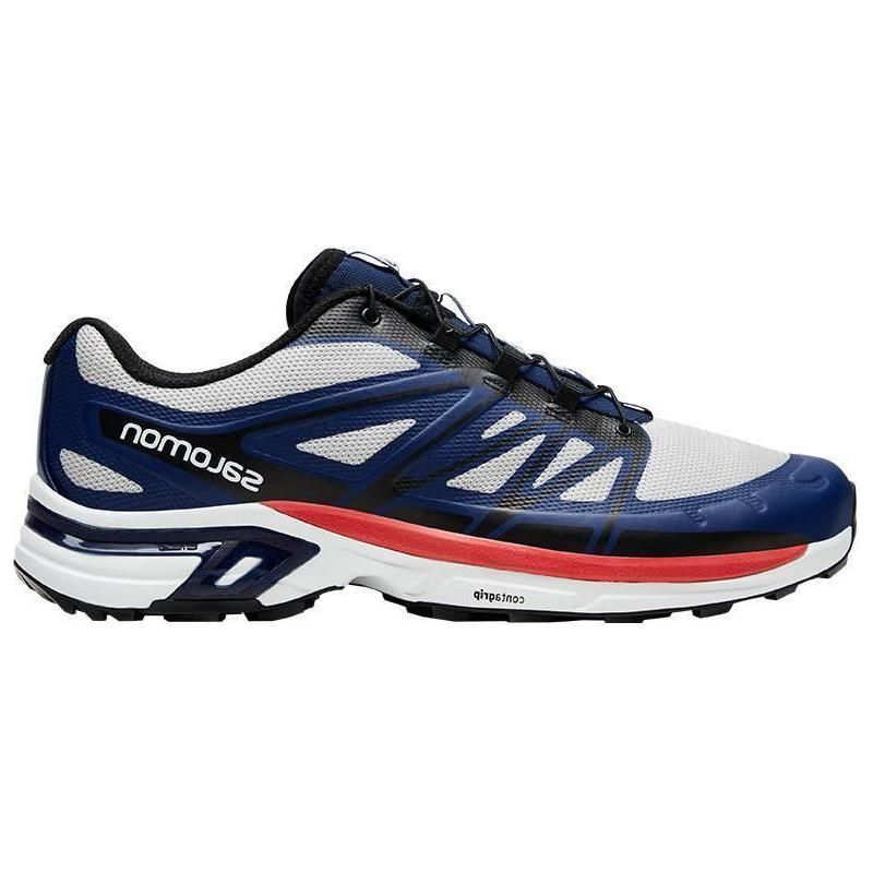 SALOMON Xt-Wings 2 Durable Non-Slip Low-Top Outdoor Functional Shoes Unisex Shoes Gray 472876