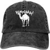 Hump Day Camel Baseball Cap Washed Denim Distressed Casual Adjustable Dad Hat for Unisex