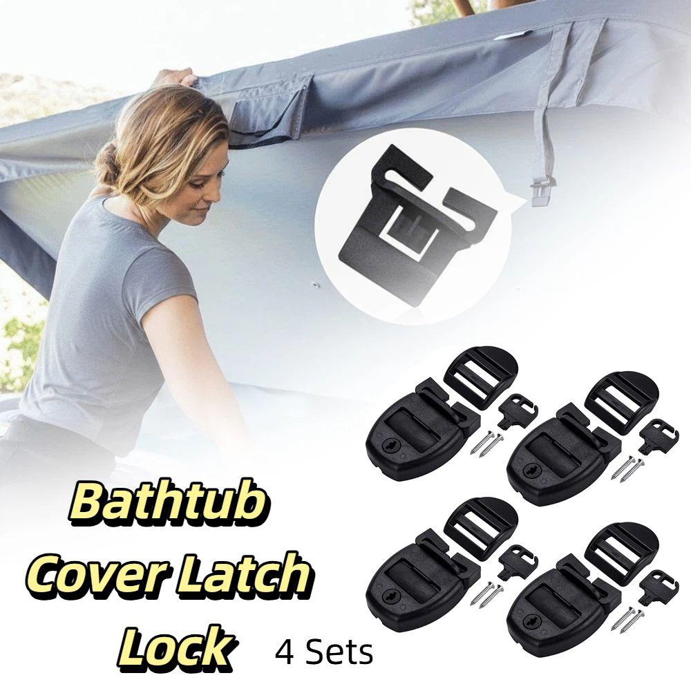 Secure Key Lock Spa Cover Lock Replacement Kit Heavy Duty Hot Tub Lid Lock For Spa Covers