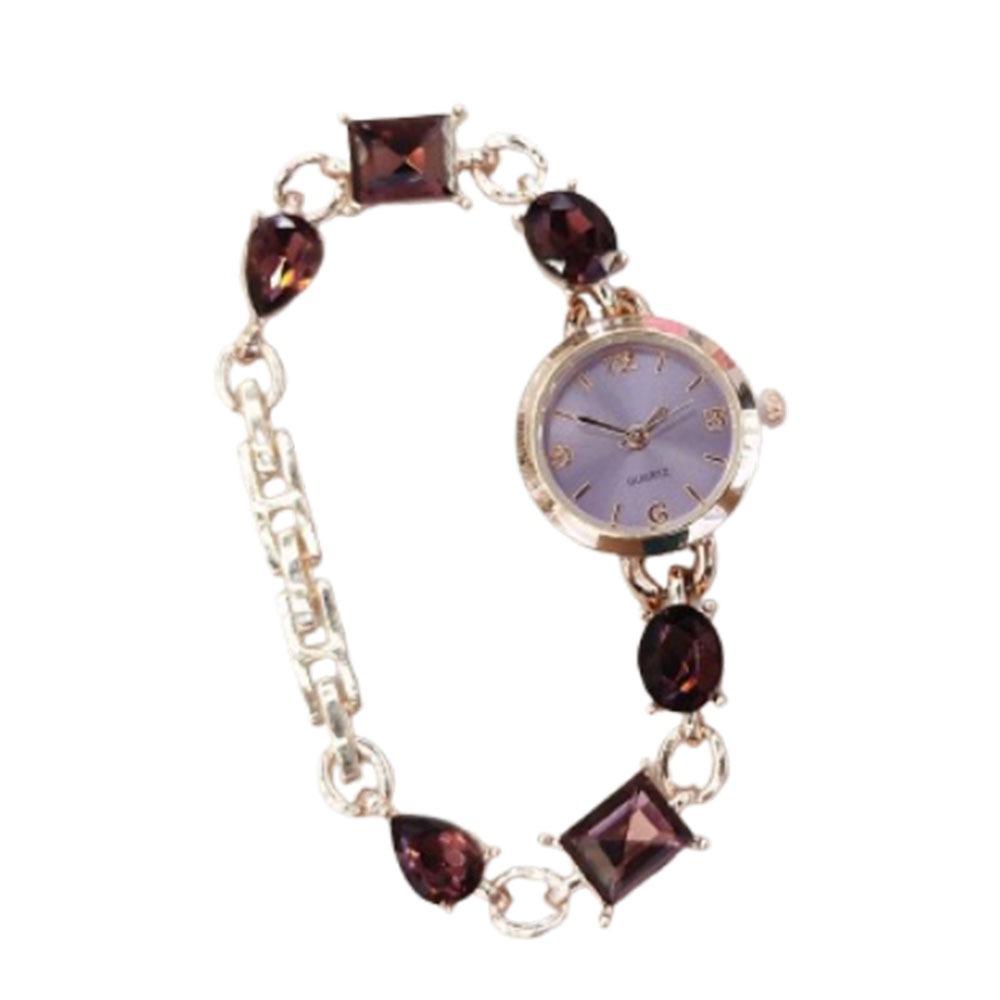 

Ретро женские часы-браслет Браслетный тип Женские деловые часы Аксессуары для одежды фиолетовый