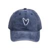 Unisex Vintage Washed Baseball Cap Love Embroidered Sunscreen Dad Hat for Men & Women Outdoor Travel Summer Sunshade Cap
