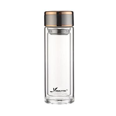 Youtuo ZHe Double-Wall Borosilicate Glass Travel Mug