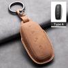 Leather Car Key Case Cover for BYD DENZA D9 2025 for Denza D9 DM-i 2025 2025 Auto Key Fob Shell Car Styling Keychain Accessory