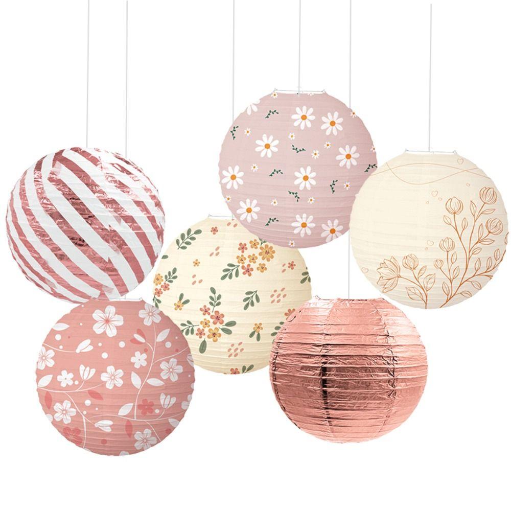 Handmade DIY Hanging Paper Lantern Lightweight Party Pendant Round Hanging Decor  Birthday Party