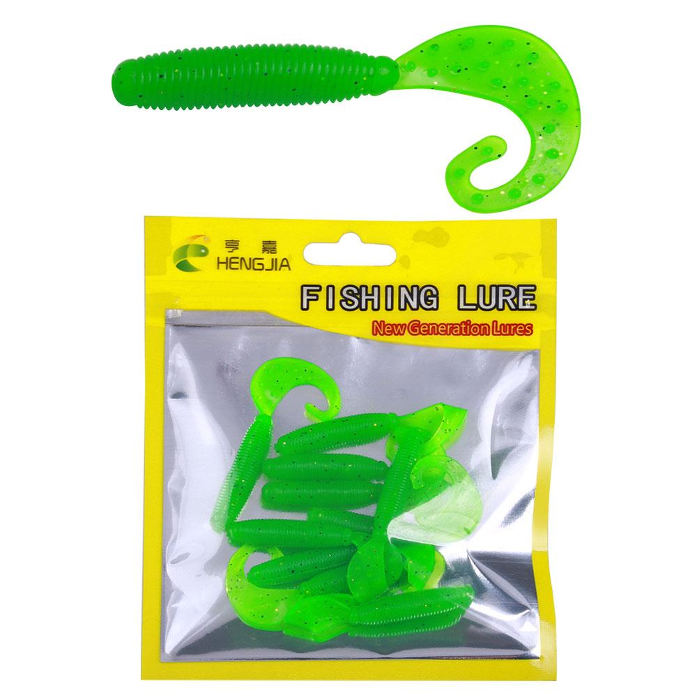 

Мягкие рыболовные приманки Мягкие пластиковые искусственные приманки с хвостом isca pesca, протеиновая приманка для ловли червя, приманки для личинки 5cm