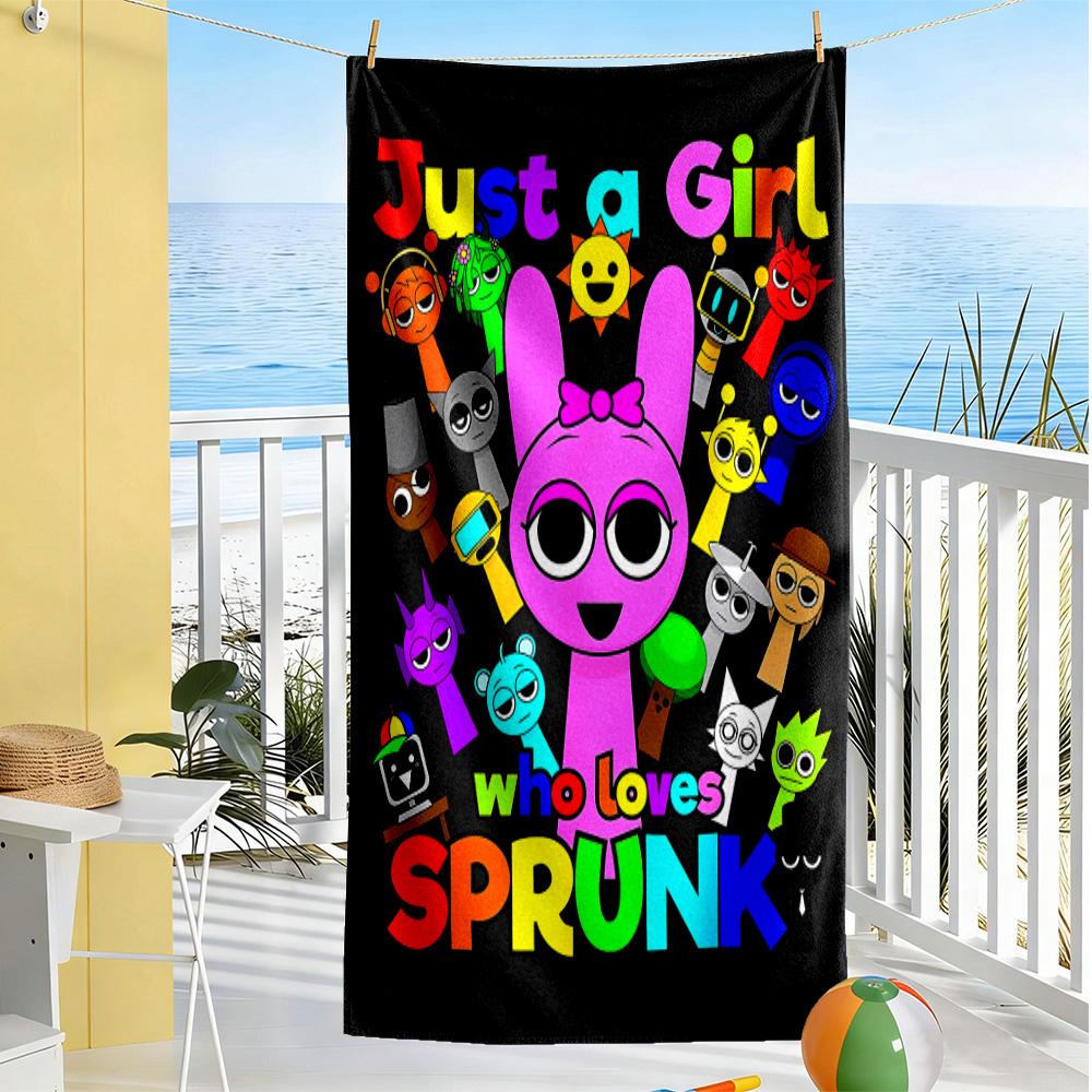 Sprunk Love Adventure Beach Towel High Absorbency & Quick-Dry Comfortable Lightweight Suitable for Swimming, Gym, Camping, Yoga Vacation