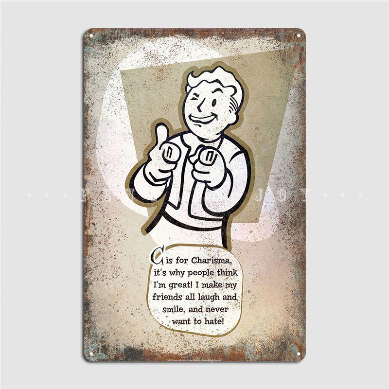 

Харизма металлическая табличка плакат на заказ настенный декор для паба пещерный паб жестяная вывеска плакаты 20x30cm