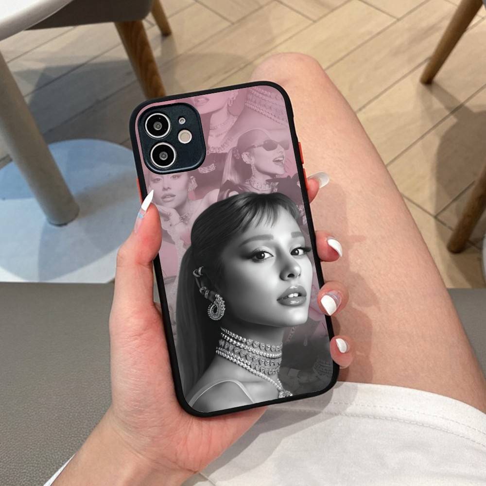 A- Ariana G-Grande Phone Case For IPhone 14 11 12 13 Mini Pro Max 8 7 Plus X XR XS MAX Translucent Matte Cover