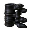 Porte-stylo Colonne Vertébrale Imprimé en 3D, Organisateur de Bureau Style Sombre, Support de Rangement pour Stylos Design Vertèbres Anatomiques pour Accessoires de Bureau Gothiques