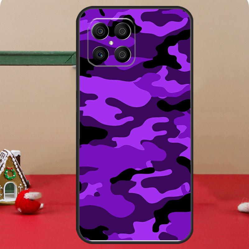 Army Camo Camouflage Case For Honor Magic 8 5 6 7 Lite Honor 400 Pro 200 70 90 X8c X8b X9a X9b X9c X9d Win Cover