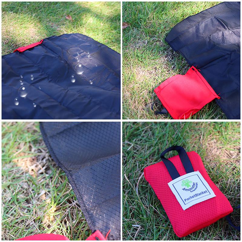 Portable Pocket Picnic Mat Waterproof Sandproof Beach Mat Lightweight Foldable Outdoor Camping Blanket New