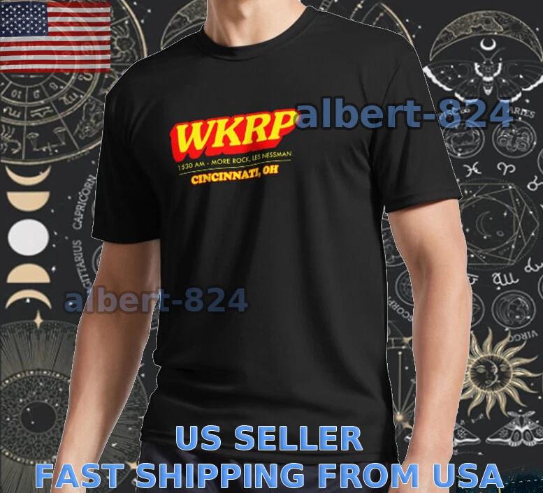 

NEW SHIRT WKRP LOGO T shirt FUNNY AMERICAN SIZE S TO 5XL L