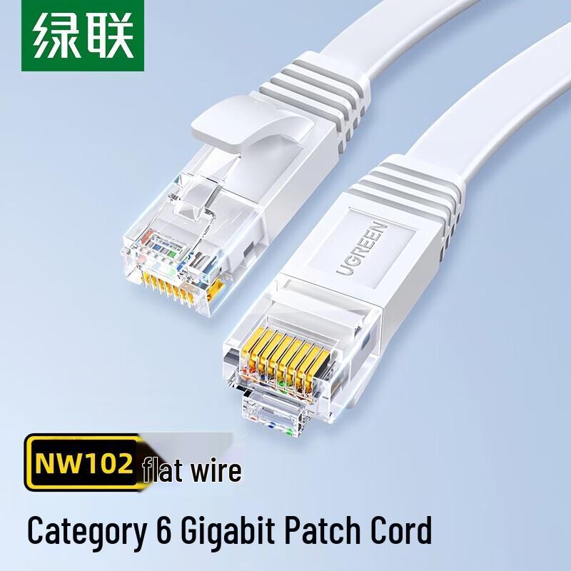 

UGREEN NW102 Flat Cat6 Gigabit Ethernet Cable