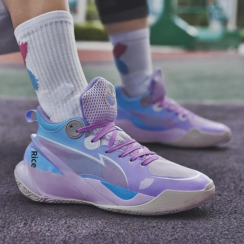 Sonic 10 Unisex Mesh Breathable Shock-Absorbing Basketball Shoes - Soft-Soled, Wear-Resistant, Ideal for Sports and Actual Combat.