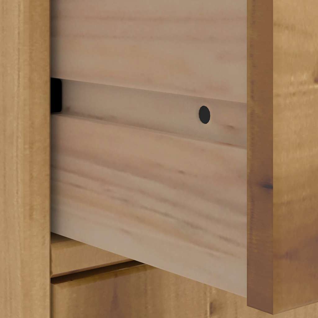 Side Cabinets 4 Pcs ODDA 40x24x79 Cm Solid Pine Wood