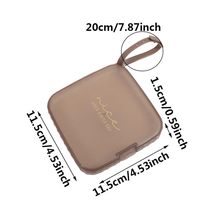 Travel Containers Mask Storage Box Dust Proof Storage Case ID Card Storage Home Organizer Transparent Mask Cover