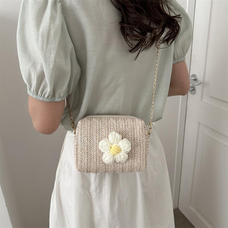 Chic Woven Shoulder Bag For Women In 2023 Trendy Small Square Crossbody