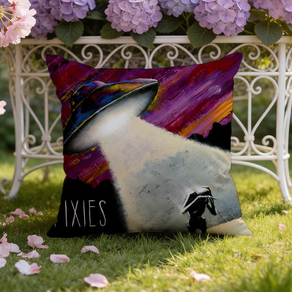 Band P-Pixies Cushion Cover Home & Car Dual-Scene Pillow Cover: Reversible for Premium Comfort