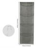 4-Section Door Hanging Organizer - Breathable Mesh Storage Bag for Toys & Clutter, Non-Woven Multi-Purpose Wall-Mounted