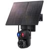 4G Dual-Lens 6MP Solar Camera with 36X Zoom and Full-Color Night Vision for All-Day Outdoor Surveillance