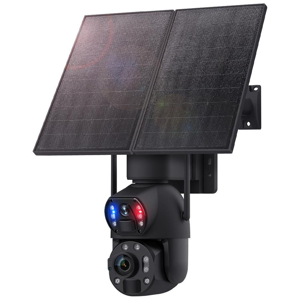 4G Dual-Lens 6MP Solar Camera with 36X Zoom and Full-Color Night Vision for All-Day Outdoor Surveillance
