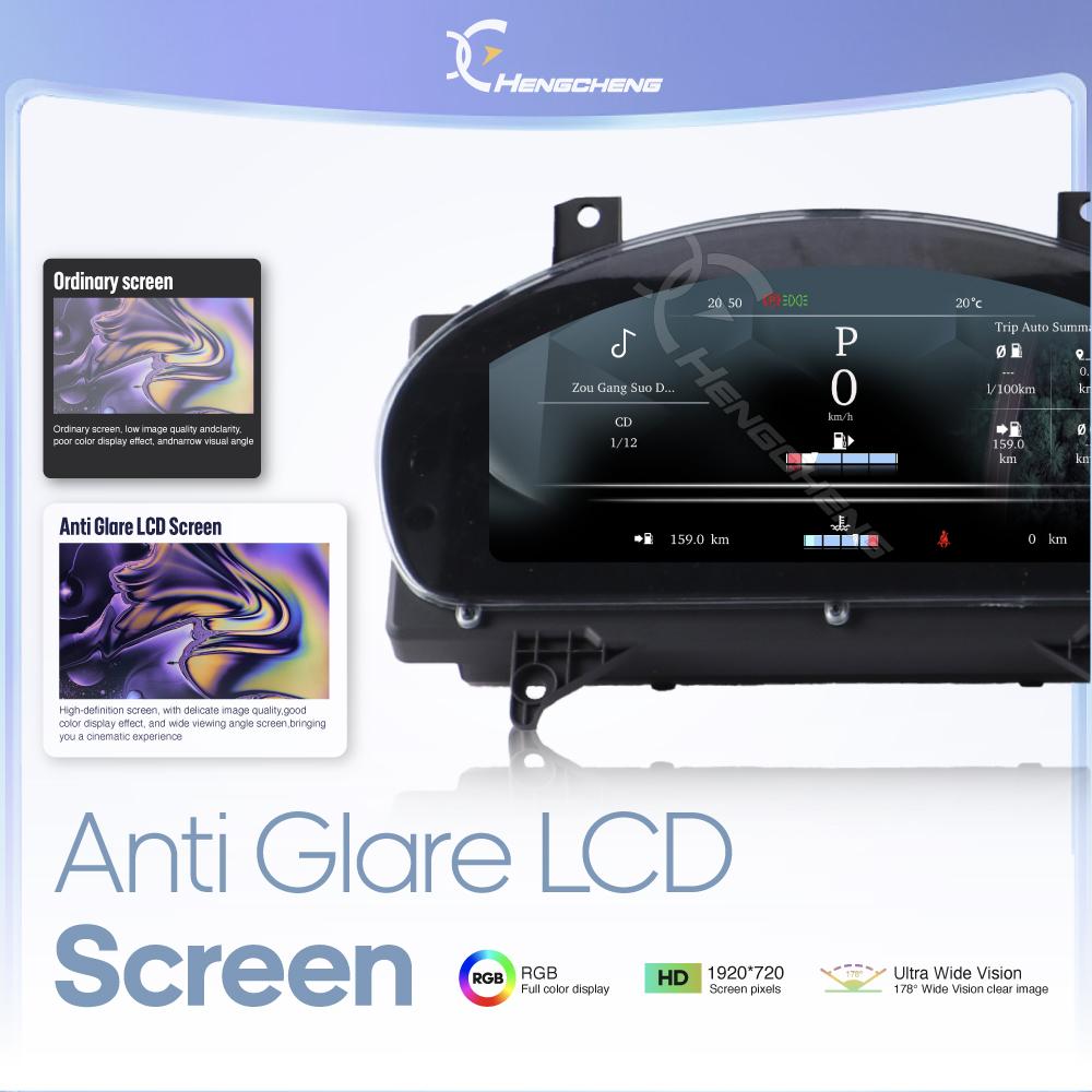 For Jaguar XJ XJL 2010-2019 Carplay Car LCD Dashboard Panel Virtual Cockpit Digital Cluster Instrument Speedometer Unit Display