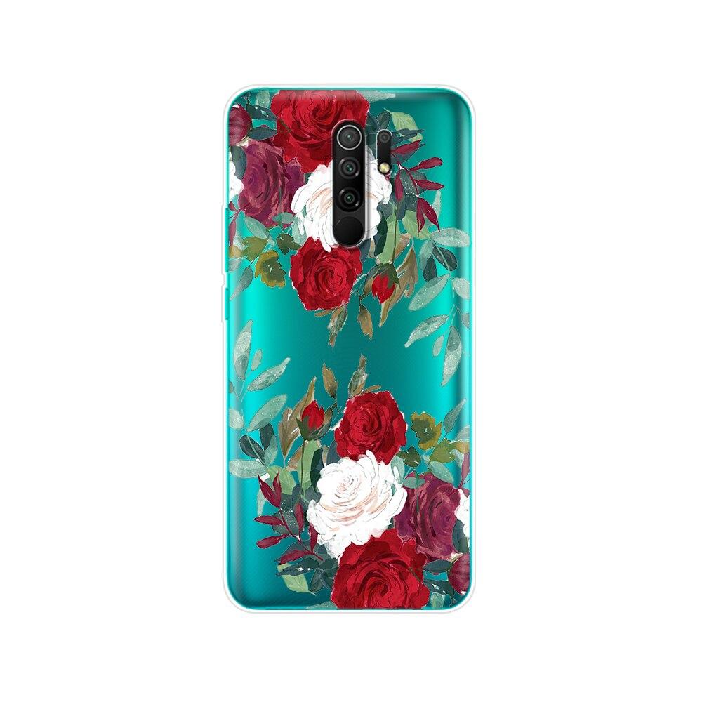 

Чехол для xiaomi redmi 9, силиконовый мягкий чехол из ТПУ для задней панели телефона для redmi 9, чехол 6,53 дюйма, полный защитный чехол, бампер redmi 9