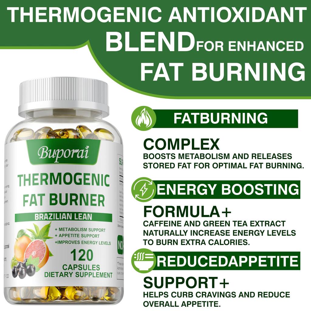 Buporai 500mg Green Tea Complex - Energy Consumption