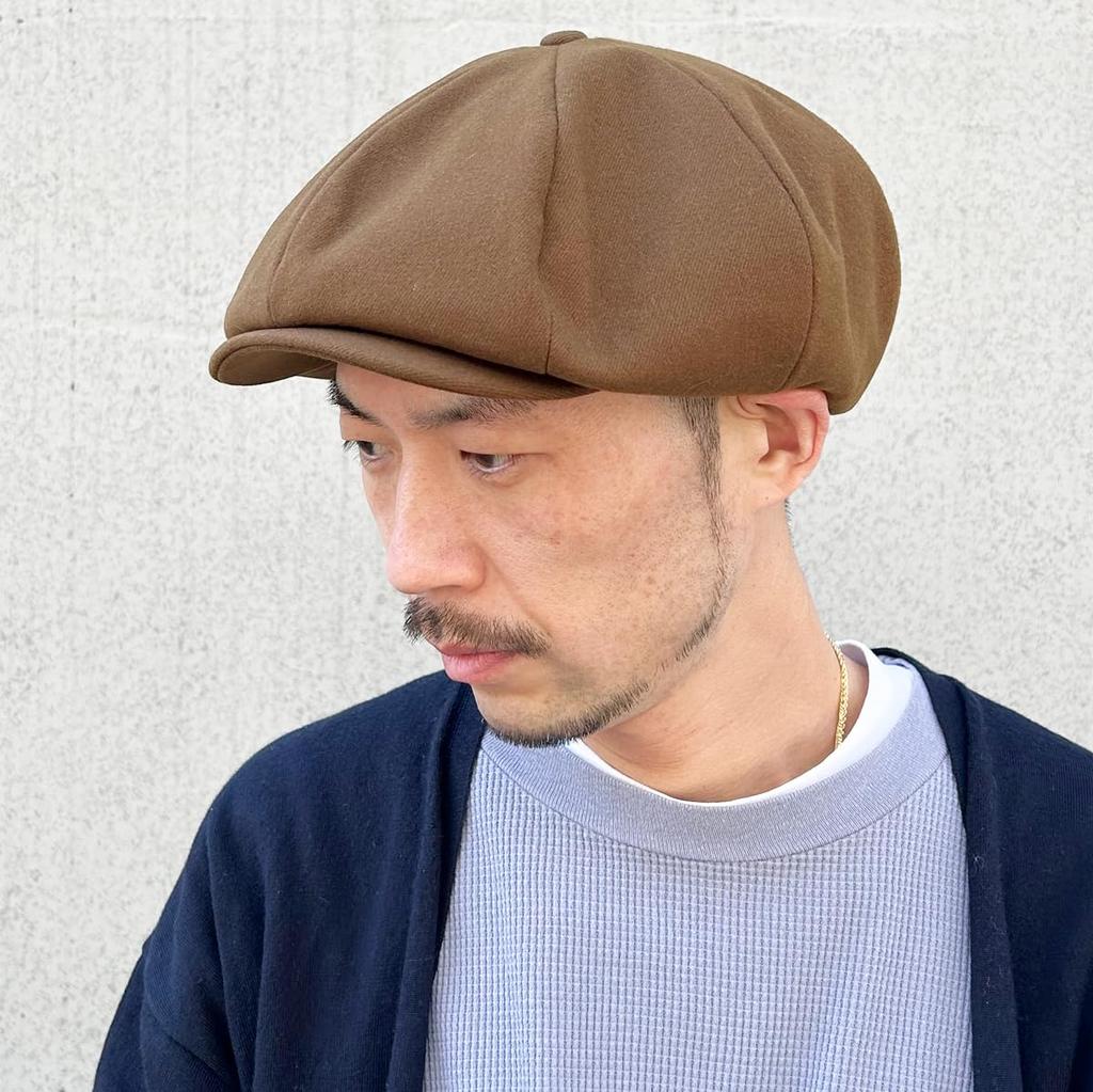 Basic Enchi Vintage Wooly Casquette Hat Vintage Color Big One Size Fits Brown - Antibacterial, Deodorizing, Style, Wool, Satin, Blocking, Silhouette,