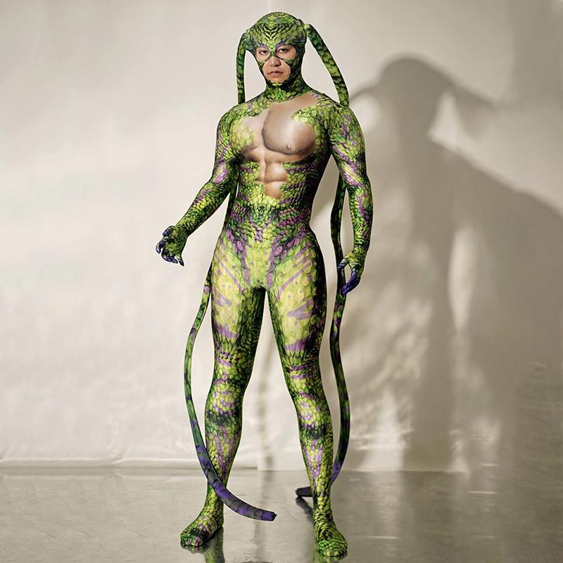 Novance Y1473 2025 Blue Skin-Tight Bodysuits Performance Clothes Sexy Stage Dance Wear Halloween Costume Avatar Cosplay Costumes