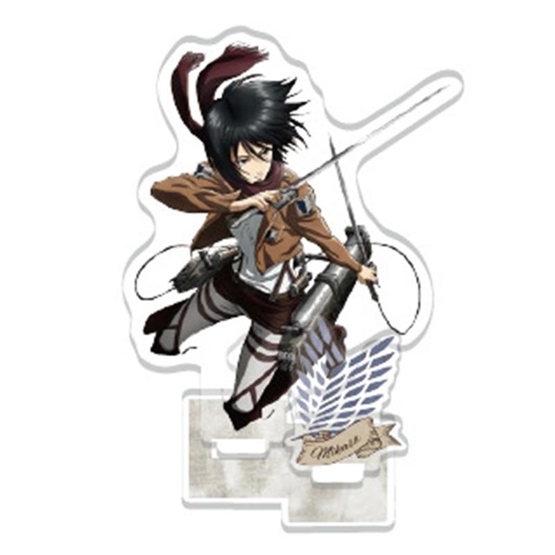 Atak na tytana akrylowy stojak zabawki modele Cosplay Anime figurka dekoracja stojaka figurka kolekcjonerska