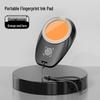 Portable Quick-Drying Red Ink Fingerprint Pad - Safe, Easy To Wipe, Small Size