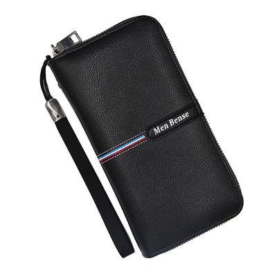 Fathers Day Mens Long Zipper Wallet Business Multi-Function Card Slot