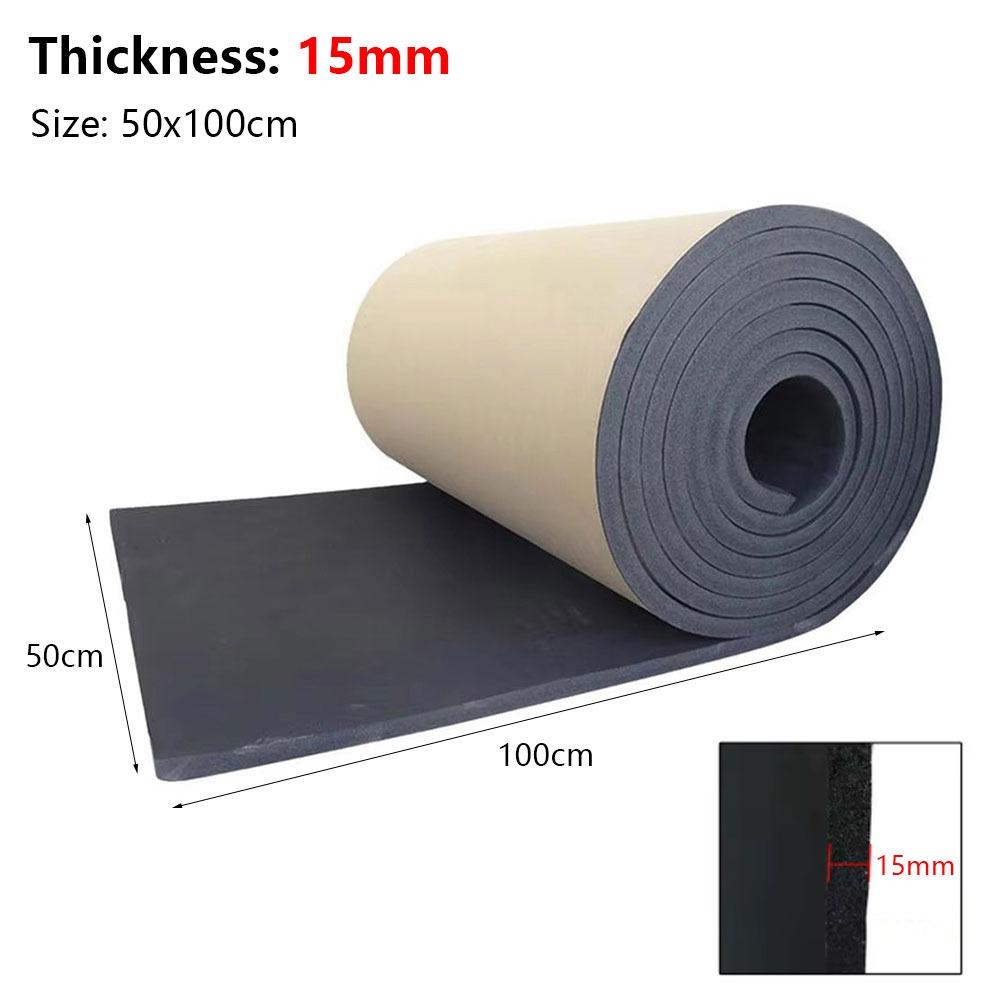 1Roll Self Adhesive Sound Deadening Foam Mat Car Hood Sound Proof Pad  for Truck SUVs Car