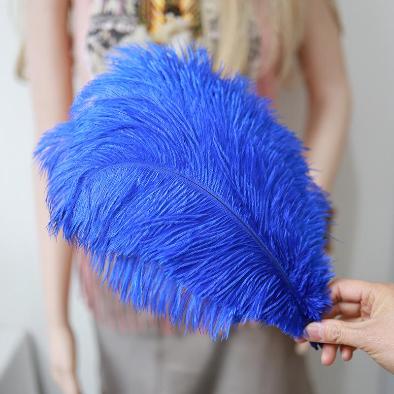 Ostrich Feathers 30-35Cm Wedding Road Guide Table Flower Ornament Ostrich Hair Decorative Clothing Accessories Diy