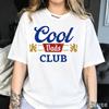 Fathers Day Gift Tshirt Cool Dads Club Retro Print Vintage Casual Tee For Dad Fathers Day Gift Casual Short Sleeve Oneck Tops