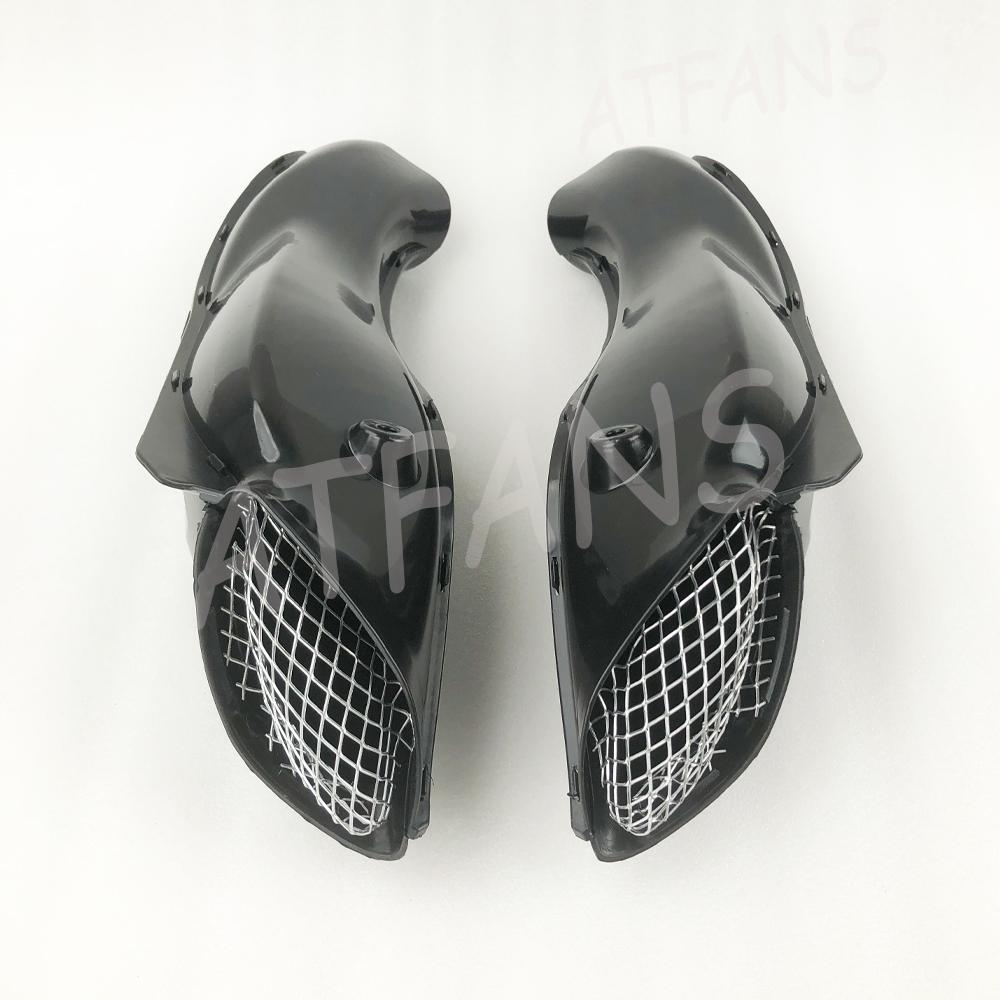For Suzuki K4 GSX-R600 GSX-R750 2004-2005 GSXR600 GSXR750 GSXR GSX-R 600 750 Motorcycle Black Air Intake Tube Duct Cover Fairing For K4