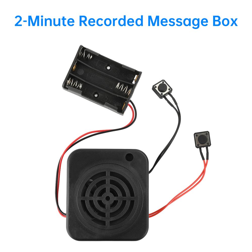 4.5V 2/4-Minute DIY Recording Message Box Module Sound for Gift/ Voice Recording Box DIY Voice Message Box Recording Module