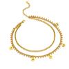 20/50Pcs Stainless Steel Vacuum Gold Color Blank Disc Charms Tags Pendants DIY Bracelet Necklace Jewelry Making Finding Supplies