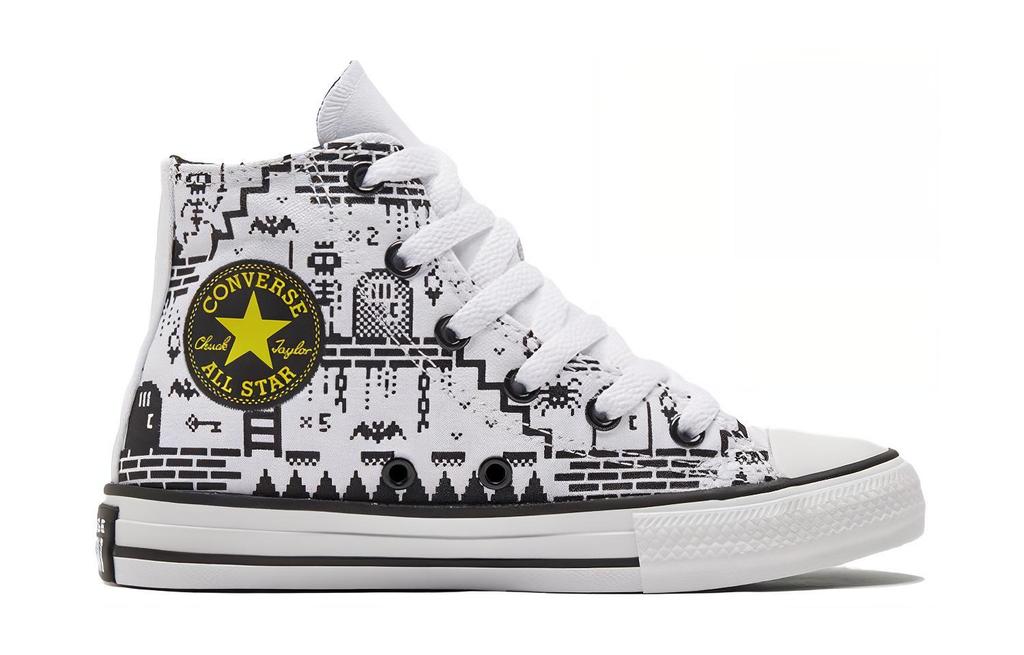 Converse Chuck Taylor All Star High GS 'Gamer Print - Weiß' 670211C