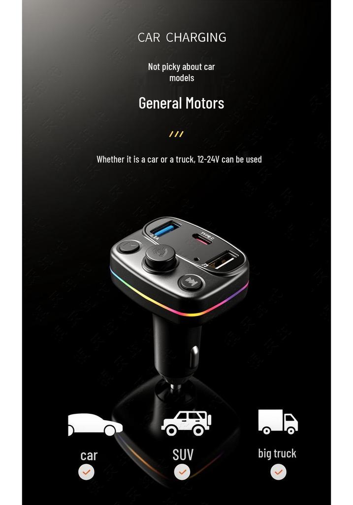 Universal Car Bluetooth FM Transmitter & PD Fast Charger