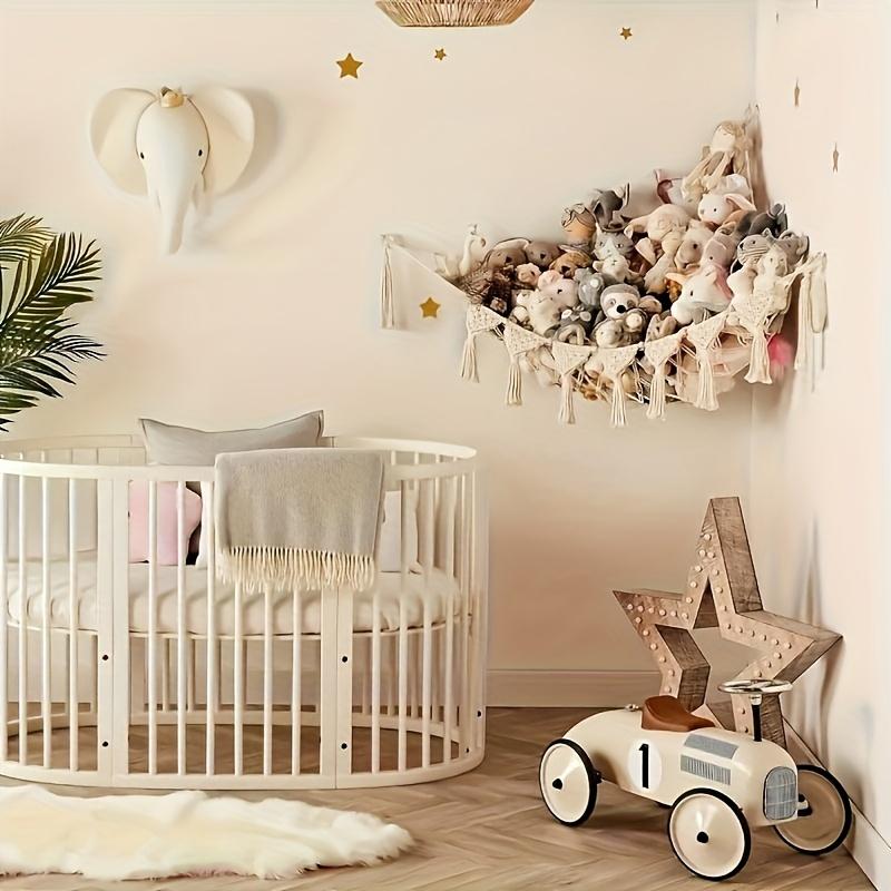 Extra Large Toy Hammock Hanging Storage Net Organizer Woven Kid Stuffed Mesh for Bedroom Nursery Decor Gift for Christmas Easter