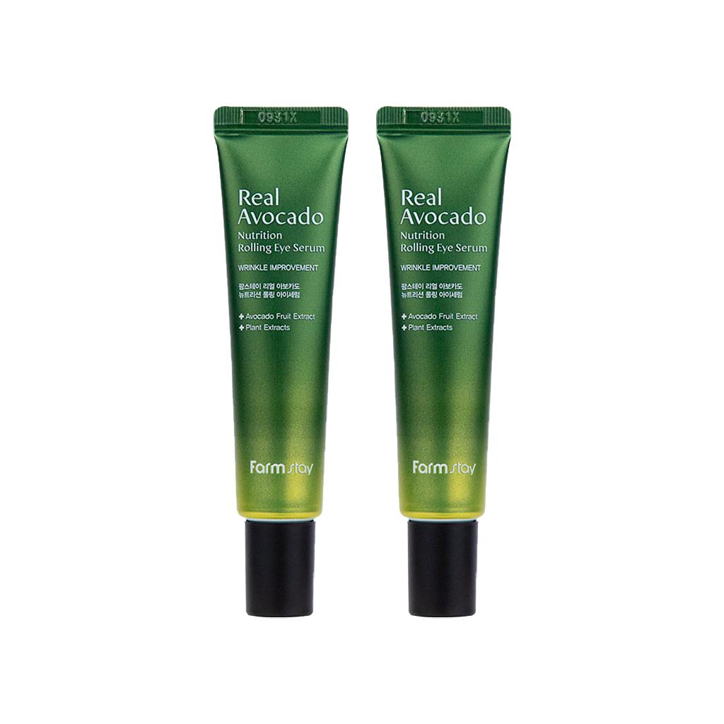 FARM STAY Real Avocado Nutrition Rolling Eye Serum 25ml (3 Options)