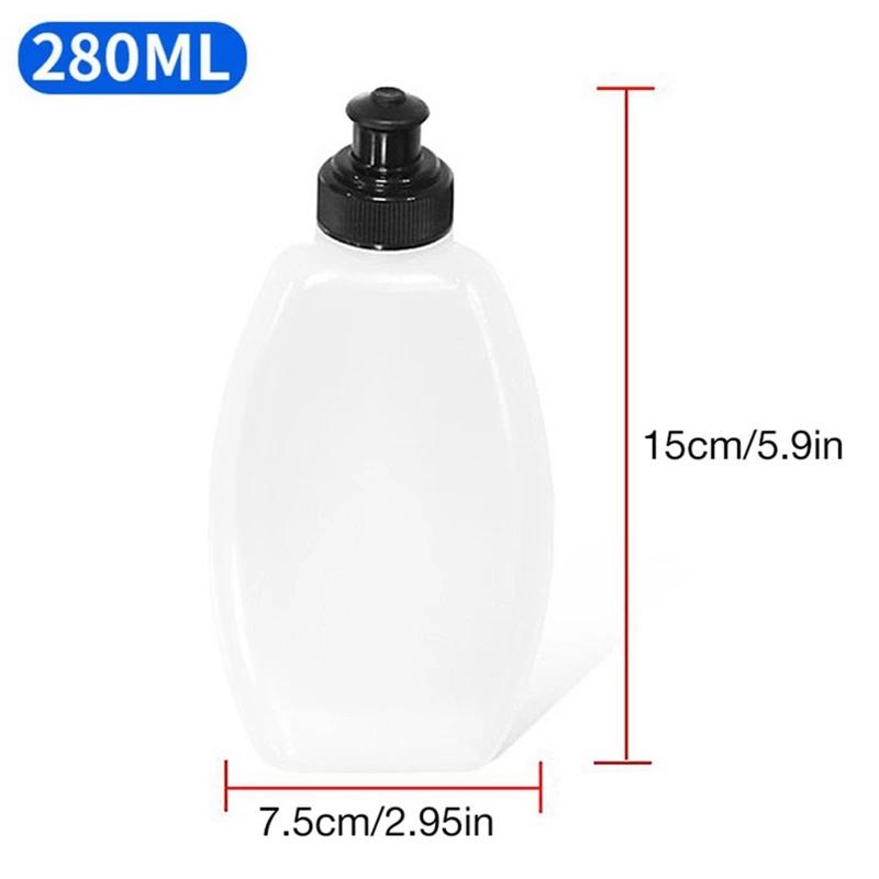 280ml Plastik-Wasserflasche Universelle Tragbare Hüfttasche Outdoor Laufflasche Auslaufsichere Fahrrad Fitness Trinkflasche
