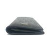 Dior Punching of League Bifold Long Wallet Leather Black/SilverHardware