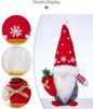 2025 Christmas Gnome Ornaments: Santa Claus & Rudolph Plush Decorations