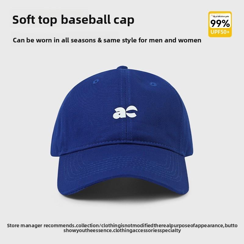 Baseball Cap Women Sunhat With Wide Brim Cotton Sun Protection For Summer Outdoor Activities