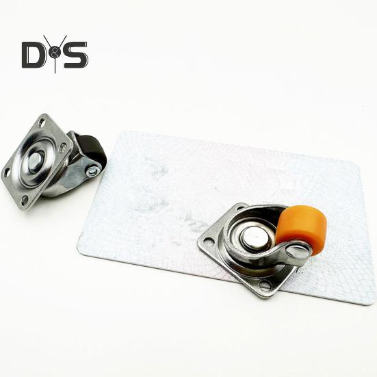 Roți pentru mobilier de 0,5 inci Roti universale cu placă pivotantă mică pentru cărucioare Mobilier Pat pentru copii Dulap de bucătărie Masă