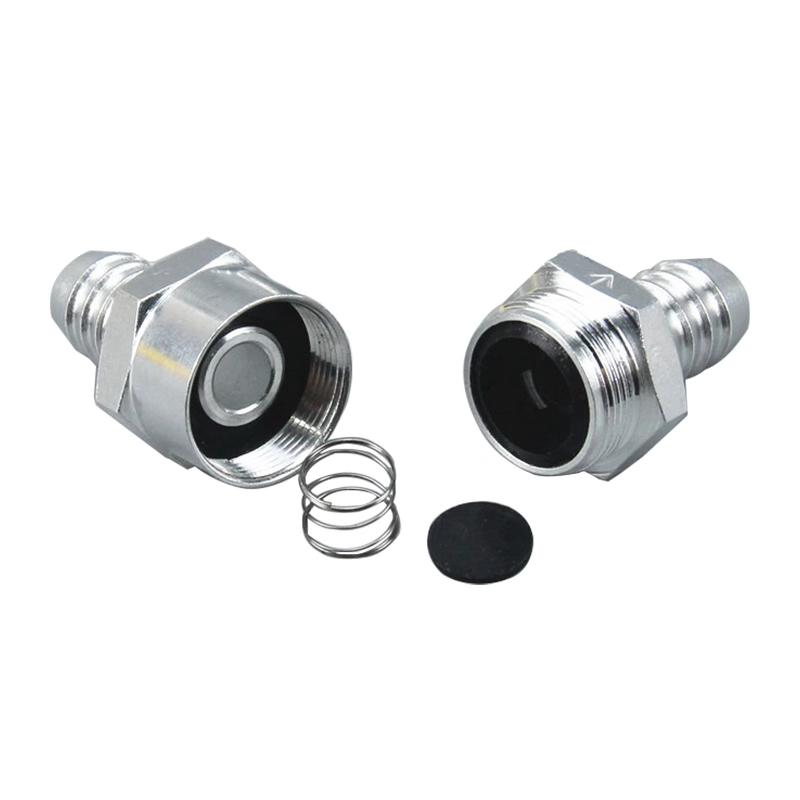 One-way Valve 6/8/10/12/14/16mm Aluminium Alloy Check Valve for Diesel, Petrol, Water Hand Pumps Oil Supply Fittings